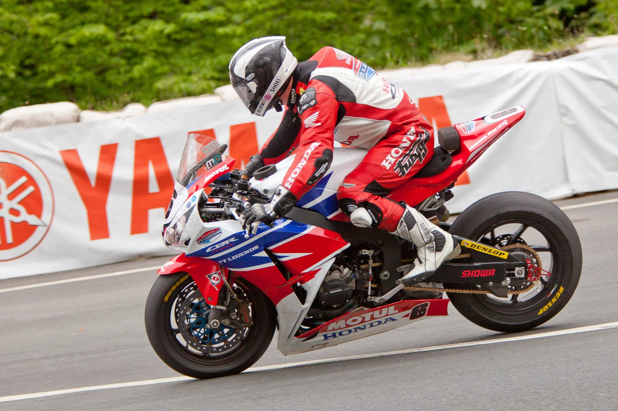 Michael Dunlop racing at the 2013 Isle of Man TT